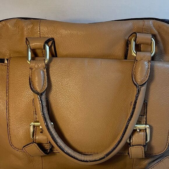 Boden Tan Leather Crossbody shoulder Bag - Picture 4 of 15